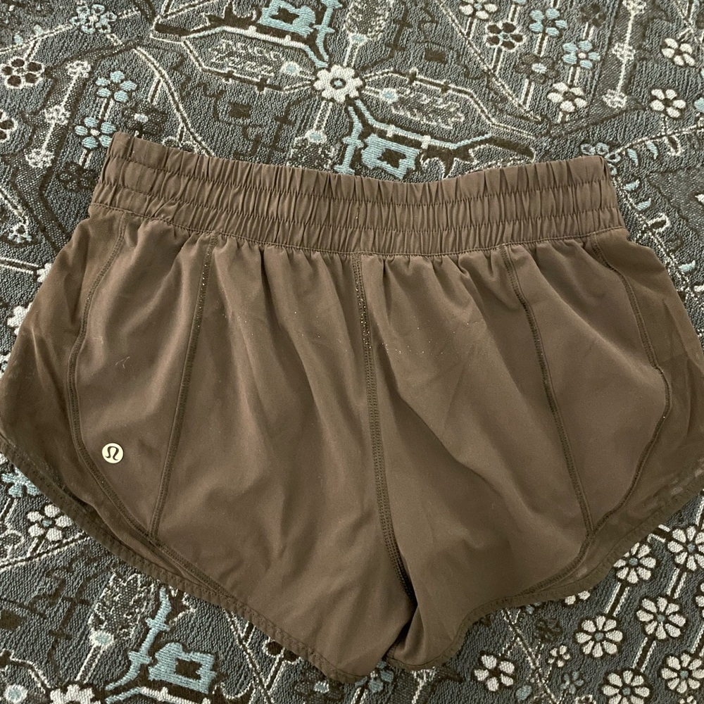 Black lulu lemon athletic shorts